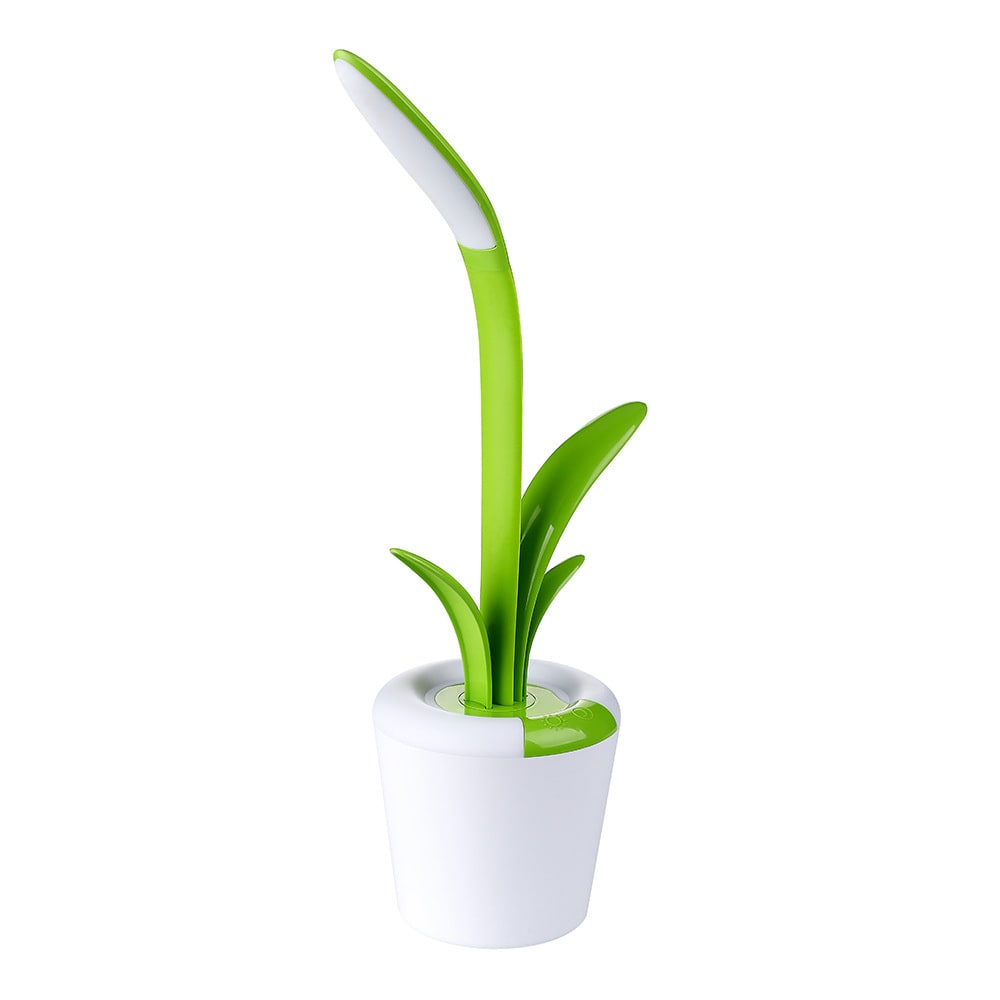 Kids' Plant Desk Lamp with LED Light Flexible Gooseneck Rechargeable Battery and USB Charging
