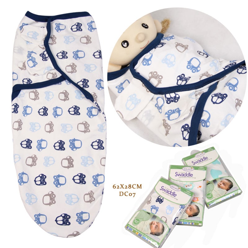 Kids' Sleep Sack Baby and Infant Swaddle Wrap with Adjustable Hook-And-Loop Fasteners and Leg Pouch