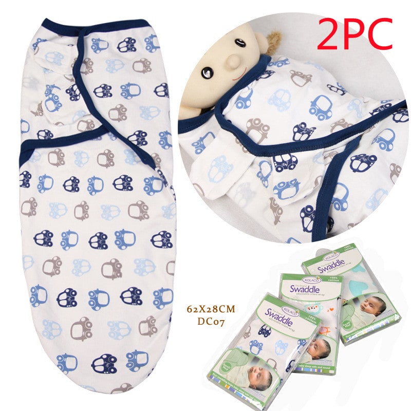 Kids' Sleep Sack Baby and Infant Swaddle Wrap with Adjustable Hook-And-Loop Fasteners and Leg Pouch