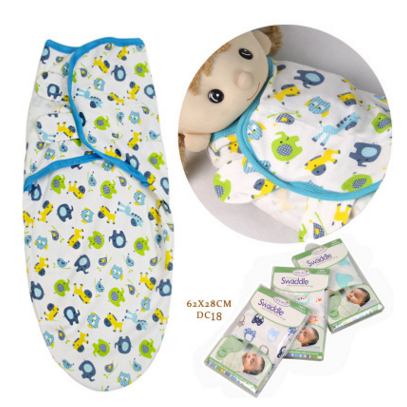 Kids' Sleep Sack Baby and Infant Swaddle Wrap with Adjustable Hook-And-Loop Fasteners and Leg Pouch