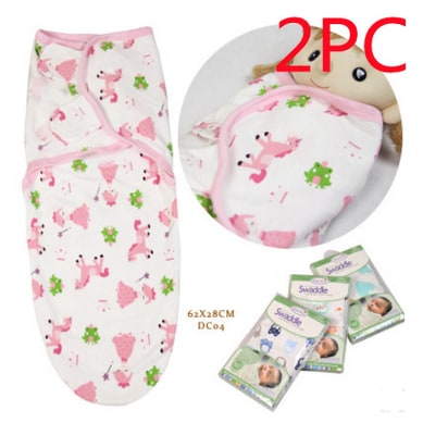 Kids' Sleep Sack Baby and Infant Swaddle Wrap with Adjustable Hook-And-Loop Fasteners and Leg Pouch