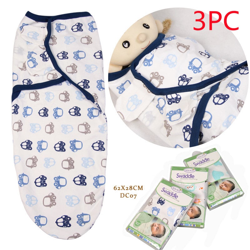 Kids' Sleep Sack Baby and Infant Swaddle Wrap with Adjustable Hook-And-Loop Fasteners and Leg Pouch