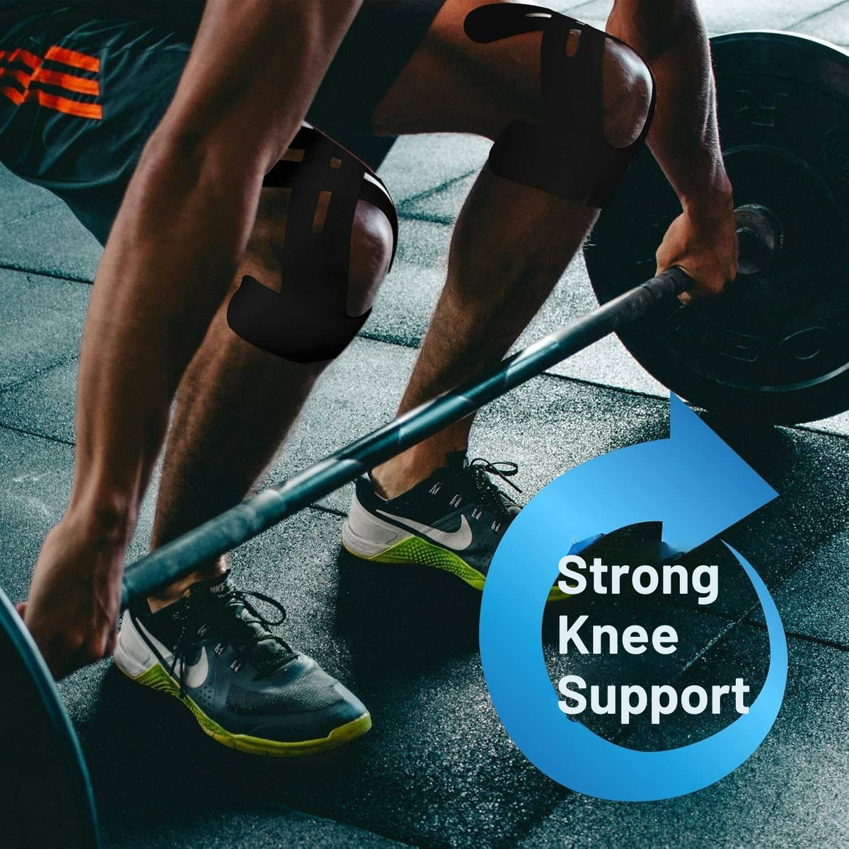 Kinesiology Tape Elastic Pre-Cut Knee Support Adhesive Breathable Outdoor Weightlifting
