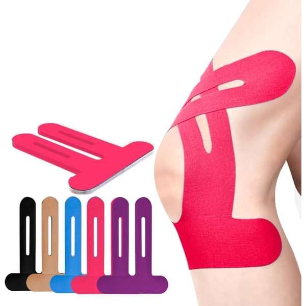 Kinesiology Tape for Knee and Ankle Support with Pre-Cut Strips
