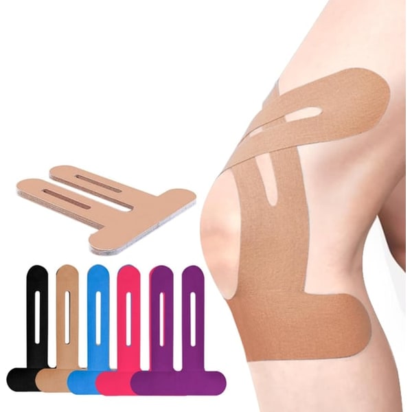 Kinesiology Tape for Knee and Ankle Support with Pre-Cut Strips