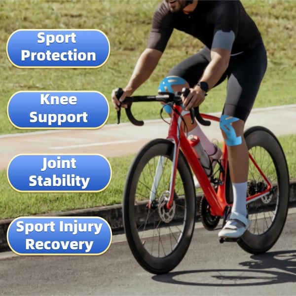 Kinesiology Tape for Knee and Ankle Support with Pre-Cut Strips