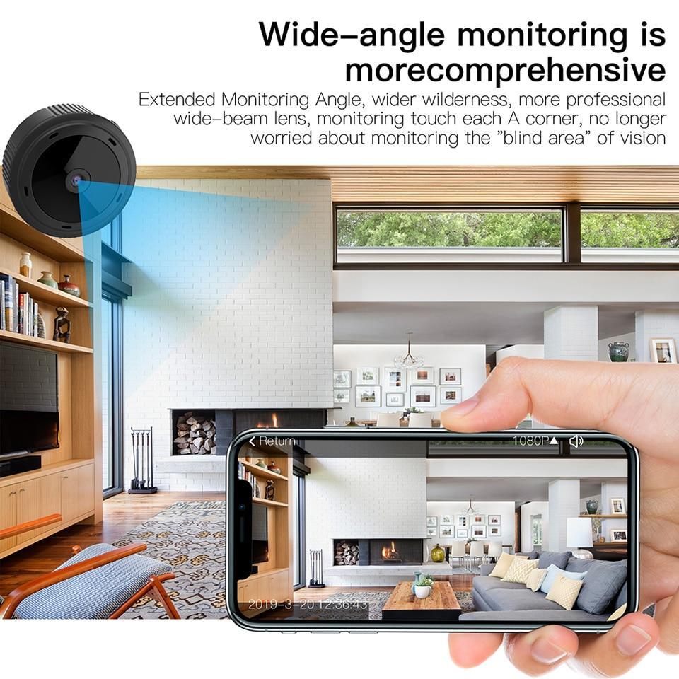 Mini Wireless Security Camera Motion Detection Home Monitoring