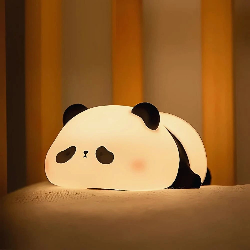 LED Night Light Rechargeable Silicone Portable Squishy Animal Warm White