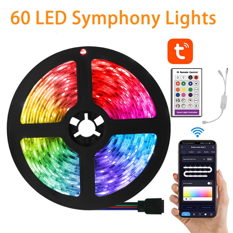 LED Strip Lights Rgb with Smart Control and Under Cabinet Lighting