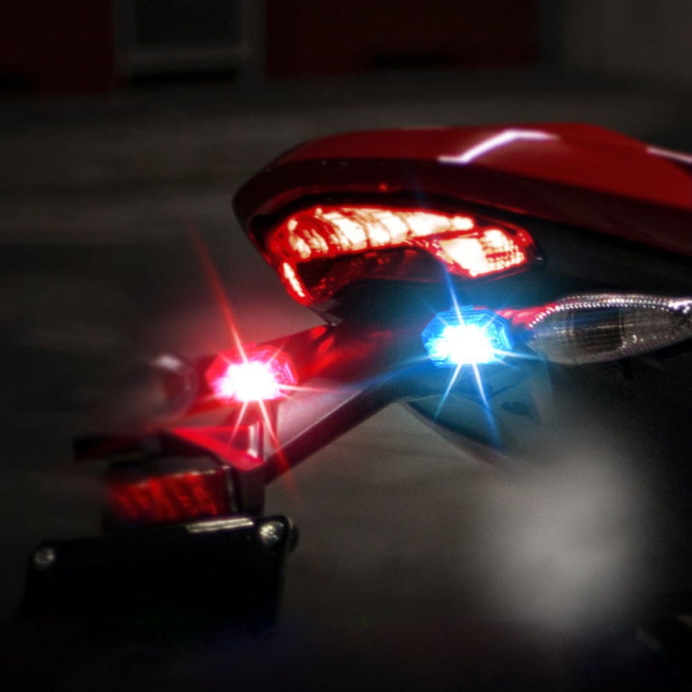 LED Strobe Light Wireless Remote Control Waterproof Motorcycle Tail Warning