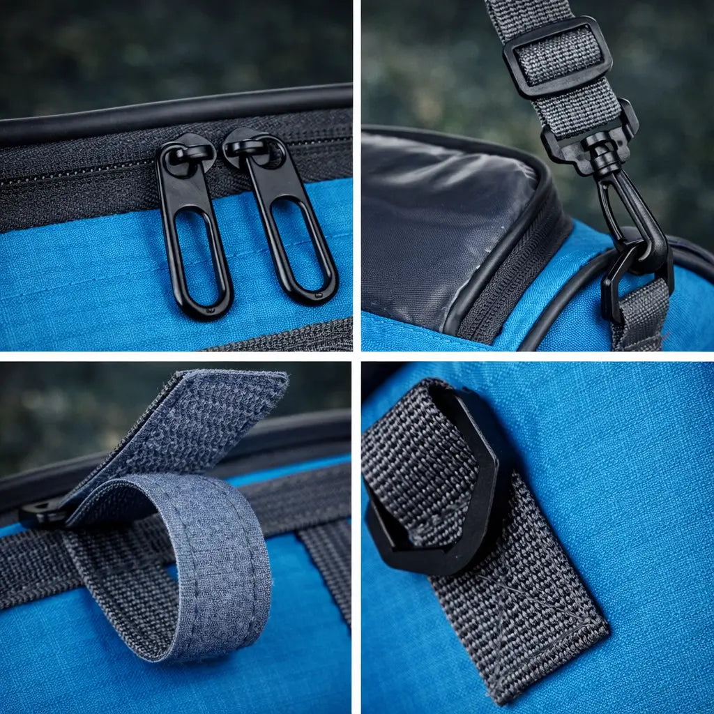 Bike Handlebar Storage Bag with Touchscreen Phone Compartment