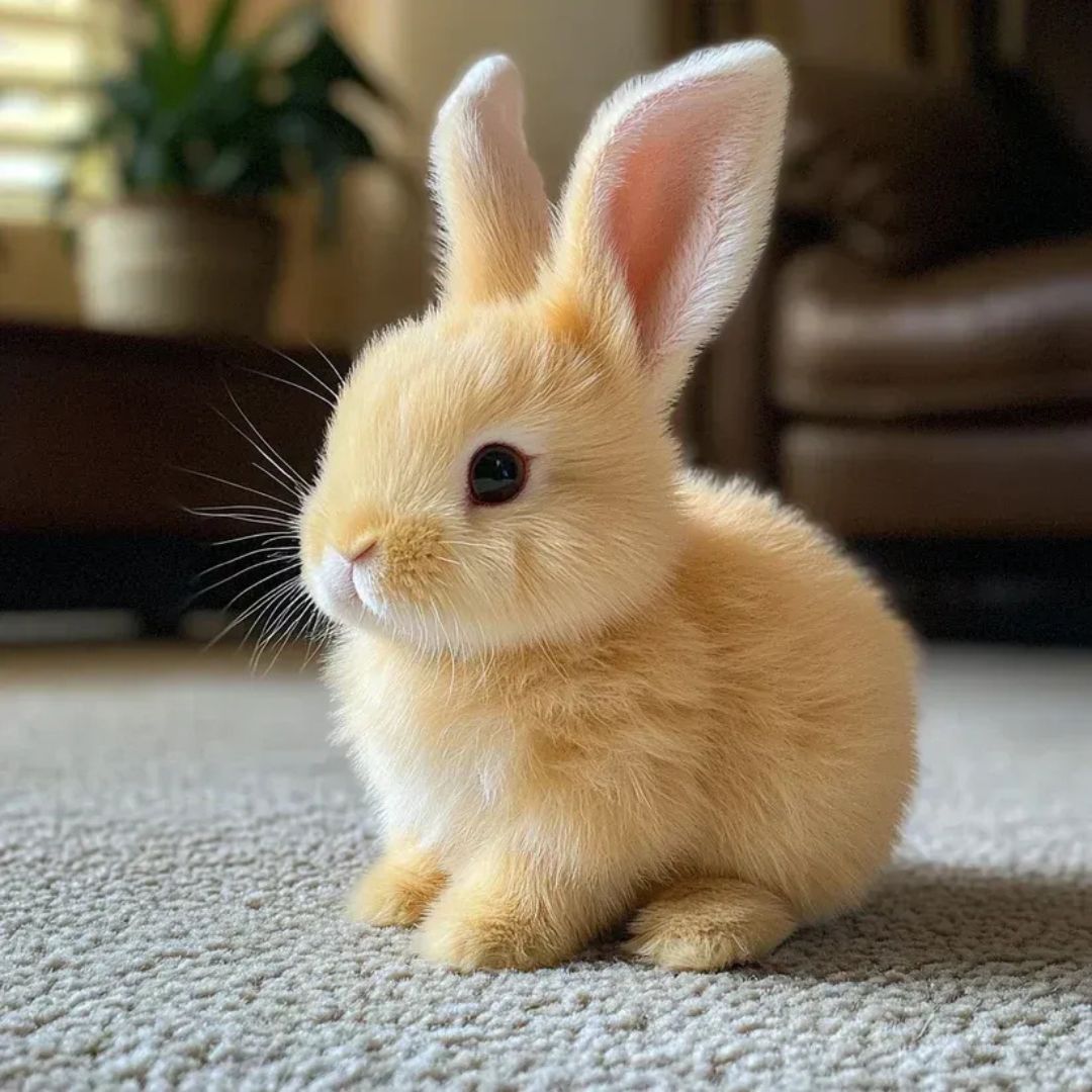 Realistic Bunny Toy Soft Interactive Animal for Children
