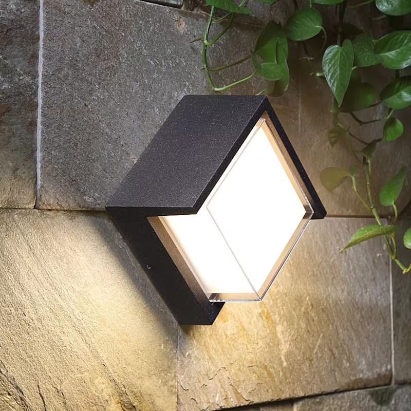 LED Outdoor Wall Light Motion-Activated Exterior Lighting