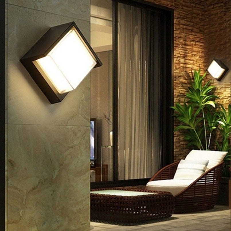 LED Outdoor Wall Light Motion-Activated Exterior Lighting