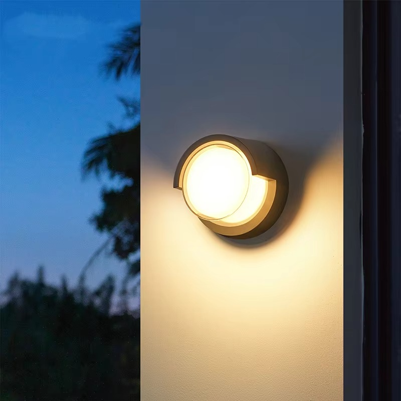 LED Outdoor Wall Light Motion-Activated Exterior Lighting