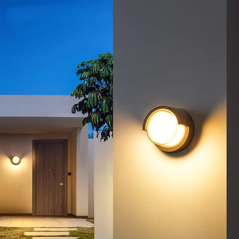LED Outdoor Wall Light Motion-Activated Exterior Lighting