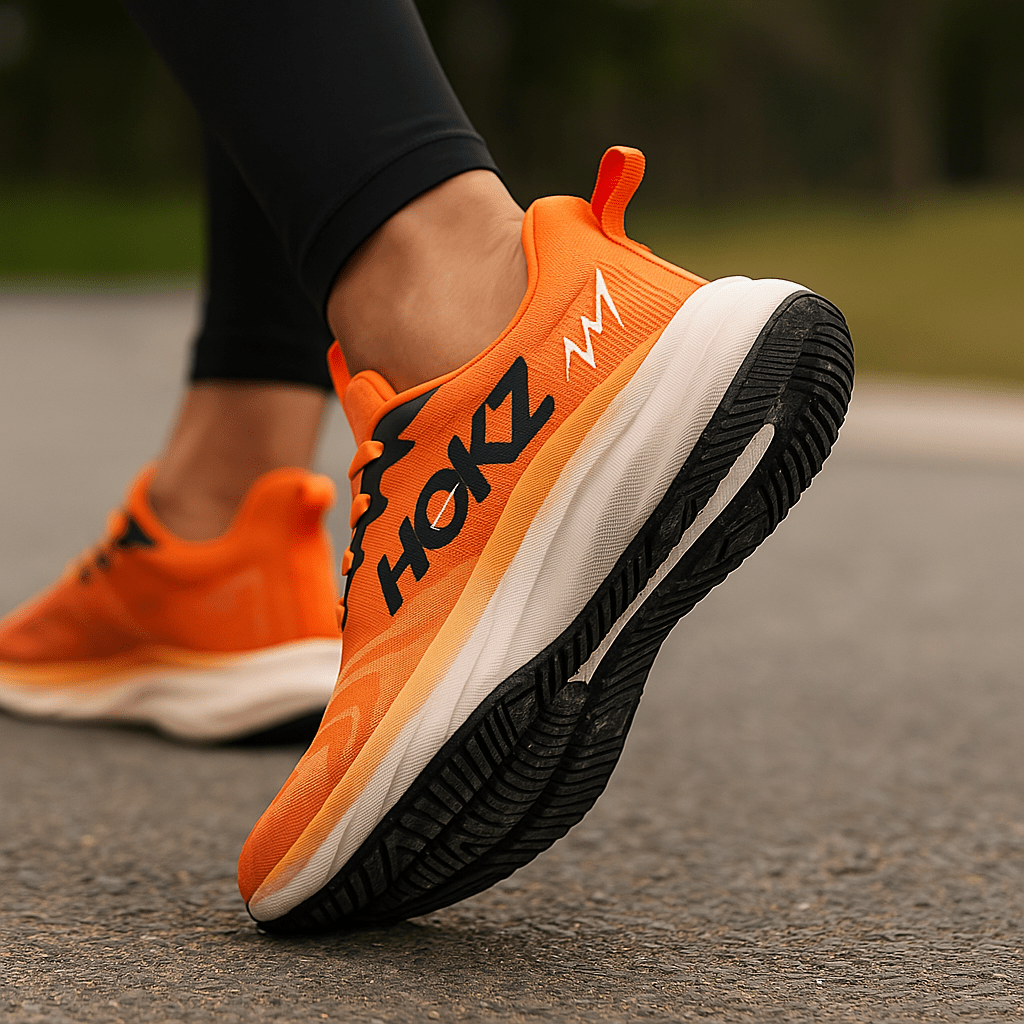 Lightweight Cushioned Running Shoes Training Breathable Mesh Lace Up Athletic