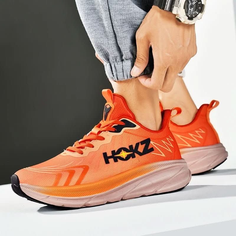 Lightweight Cushioned Running Shoes Training Breathable Mesh Lace Up Athletic