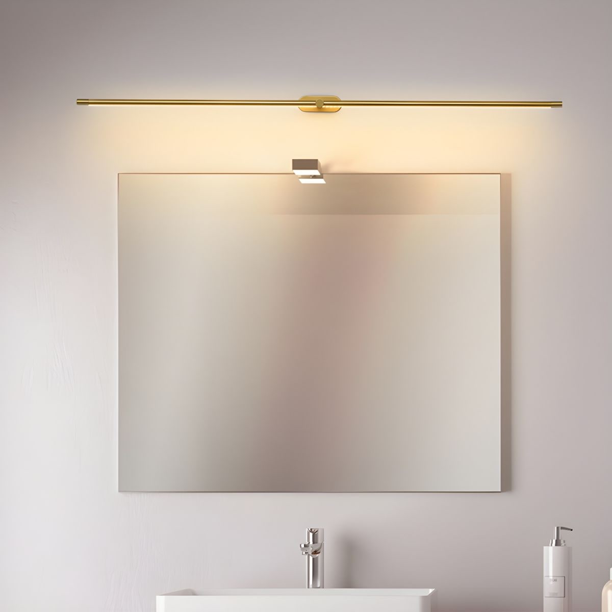 Linear Battery Powered Modern Wall Sconce with LED Cordless Rechargeable and Minimalist Design