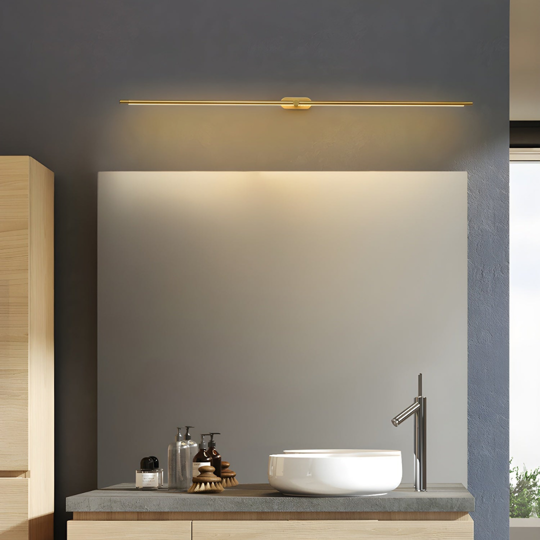 Linear Battery Powered Modern Wall Sconce with LED Cordless Rechargeable and Minimalist Design