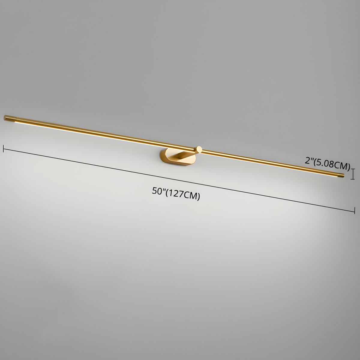 Linear Battery Powered Modern Wall Sconce with LED Cordless Rechargeable and Minimalist Design