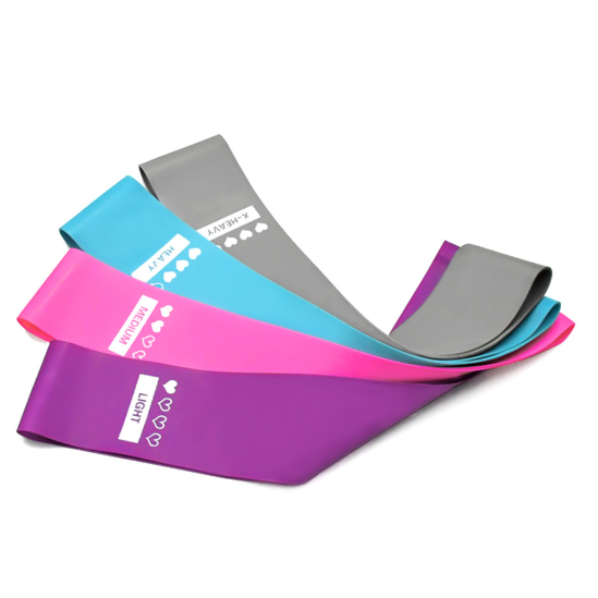 Loop Resistance Bands with Handles for Glute Exercise and Physical Therapy Push Up