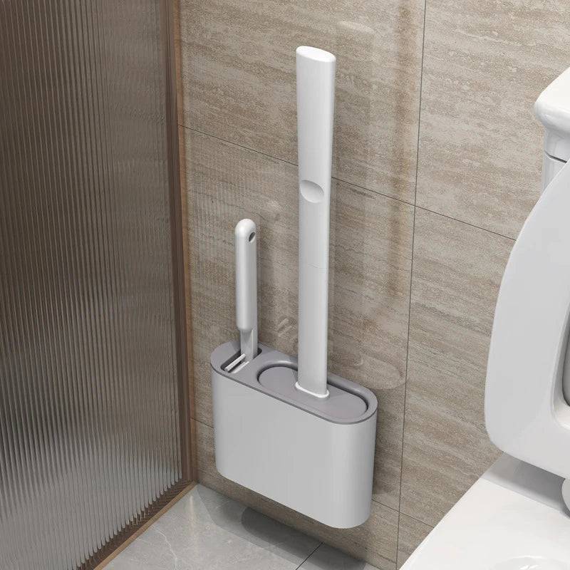 Wall Mounted Toilet Brush with Holder
