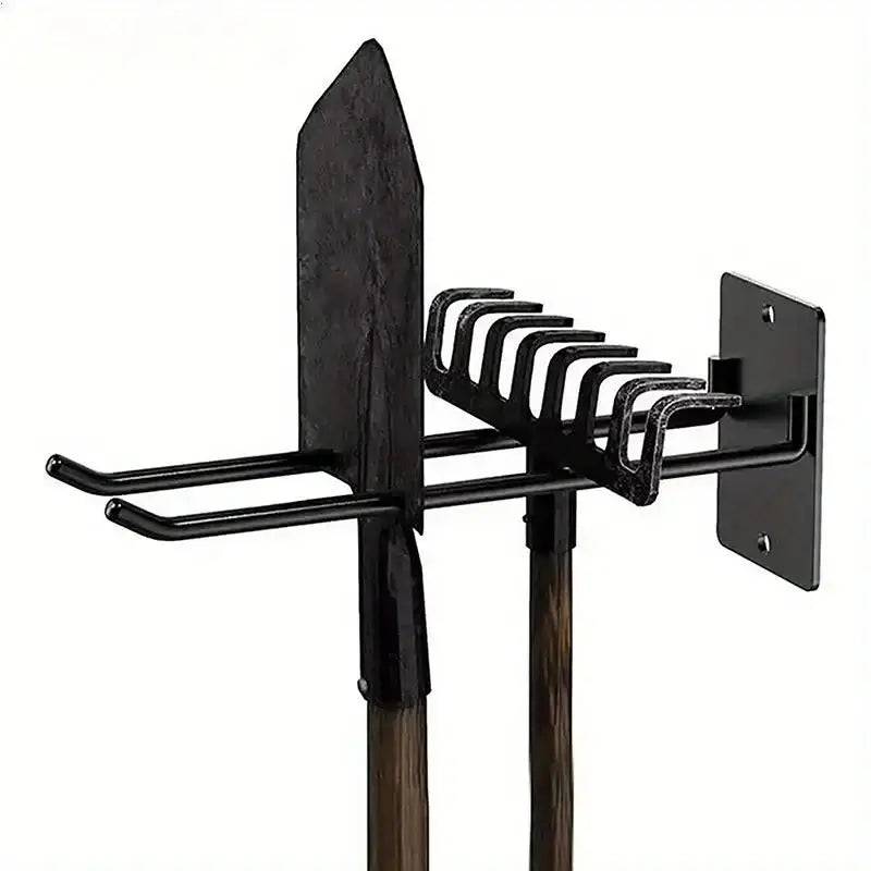 Wall-Mounted Garden Tool Storage Rack