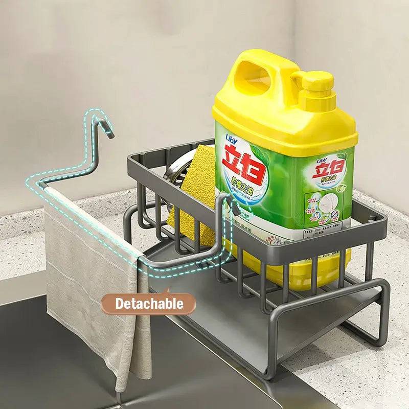 Stainless Steel Sink Cleaning Tools Storage Rack