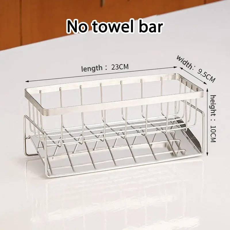 Stainless Steel Sink Cleaning Tools Storage Rack