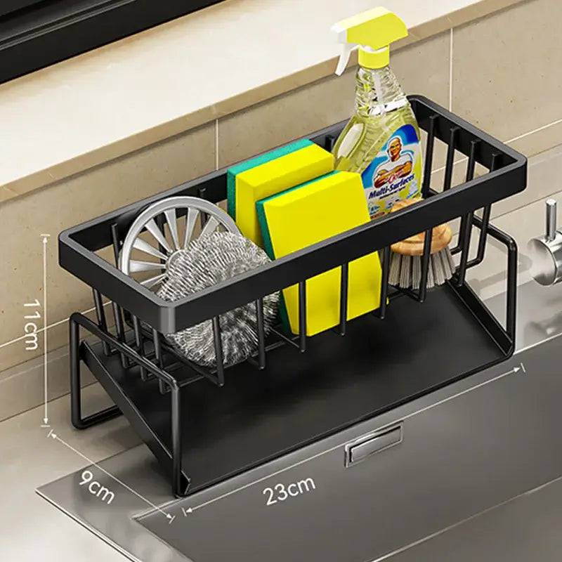 Stainless Steel Sink Cleaning Tools Storage Rack