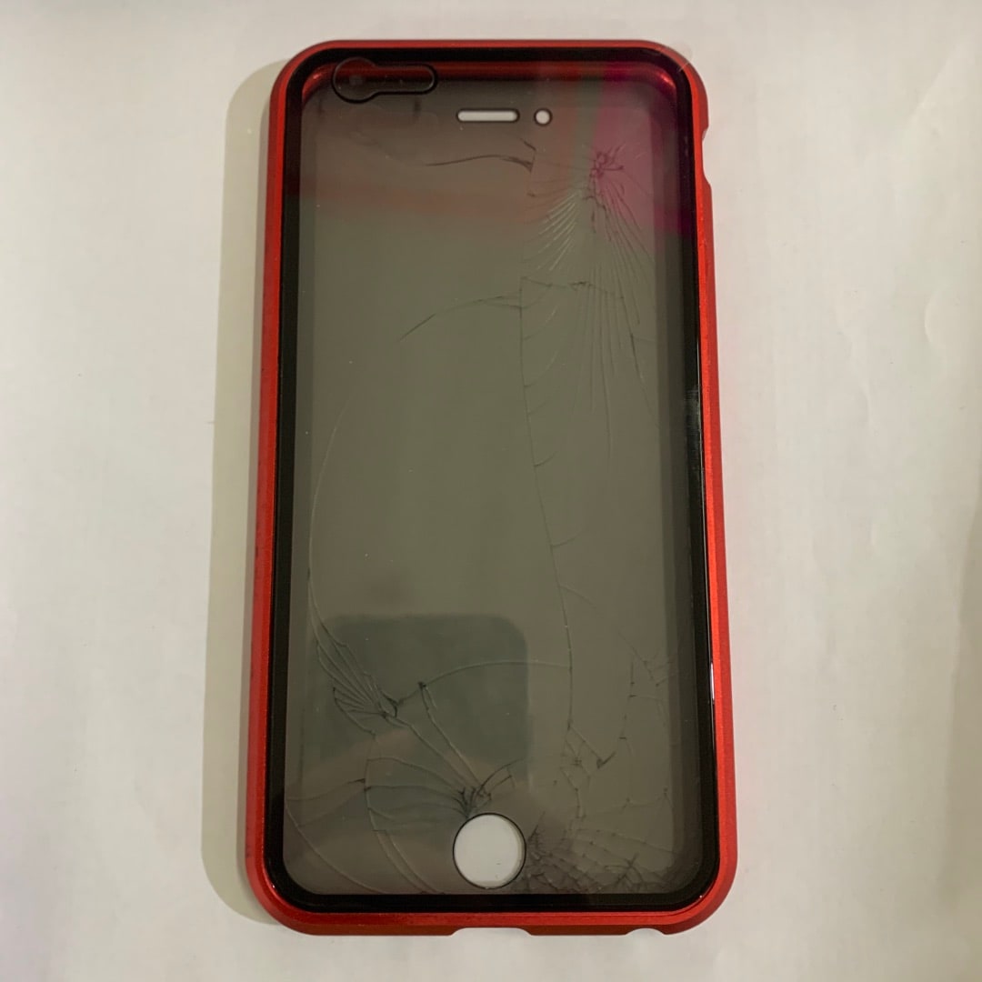 Magnetic Phone Case with Privacy Glass and Card Holder Tempered Protector Wallet