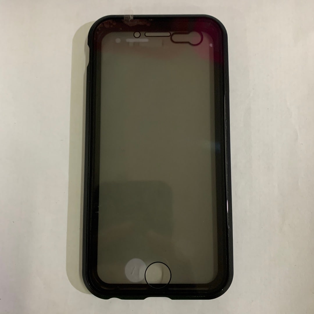 Magnetic Phone Case with Privacy Glass and Card Holder Tempered Protector Wallet