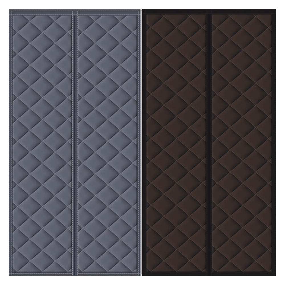 Magnetic Thermal Insulated Door Curtain with Quilted Pattern for Patio Garage Heat Insulation