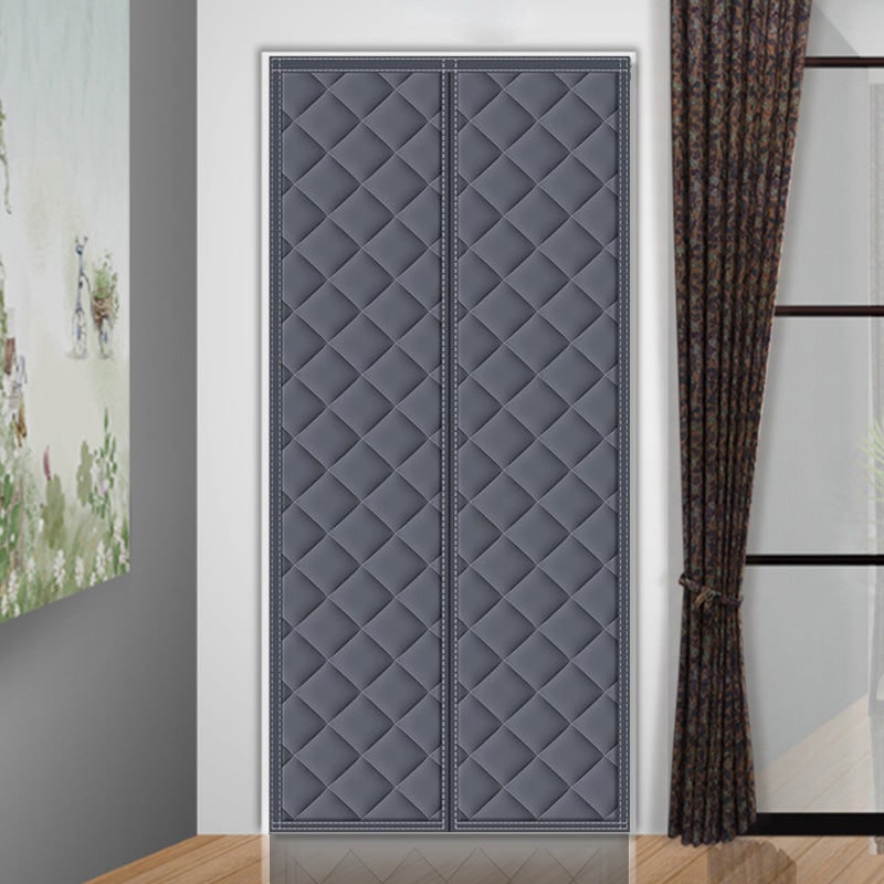 Magnetic Thermal Insulated Door Curtain with Quilted Pattern for Patio Garage Heat Insulation