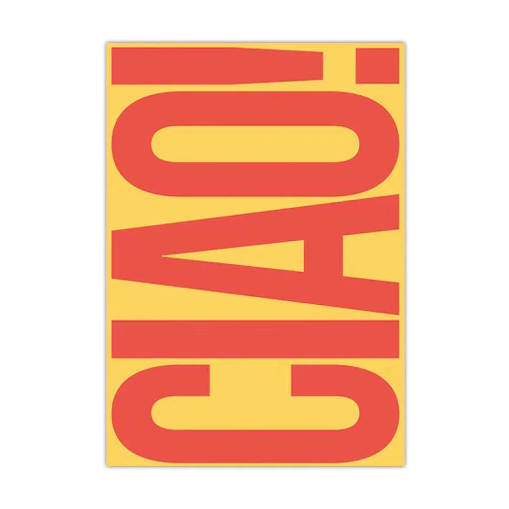 Elegant Ciao Wall Art Decoration