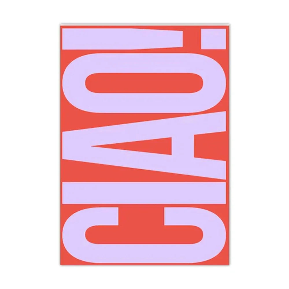 Elegant Ciao Wall Art Decoration
