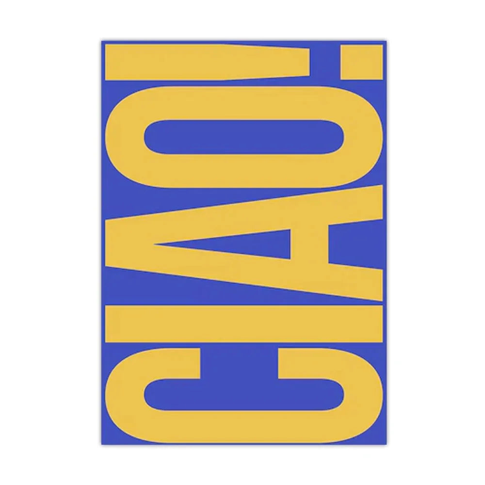 Elegant Ciao Wall Art Decoration