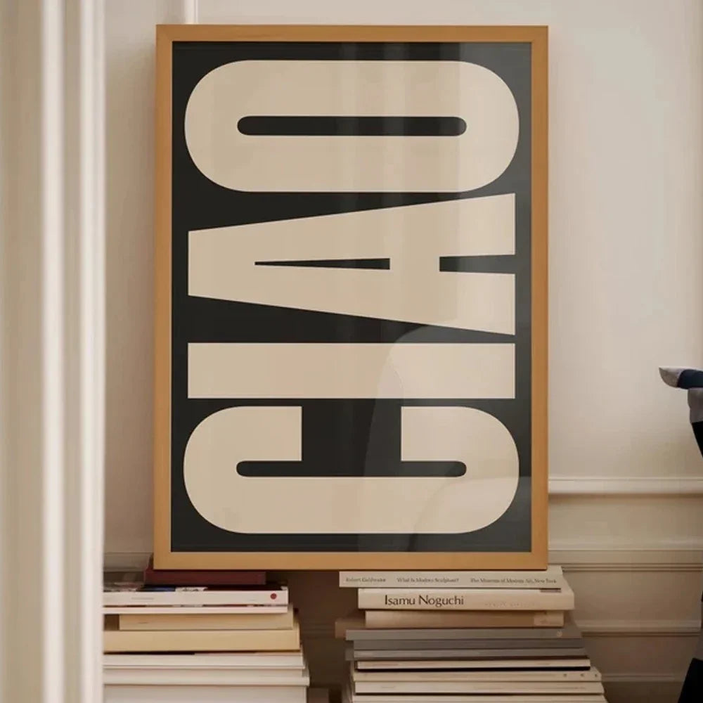 Elegant Ciao Wall Art Decoration