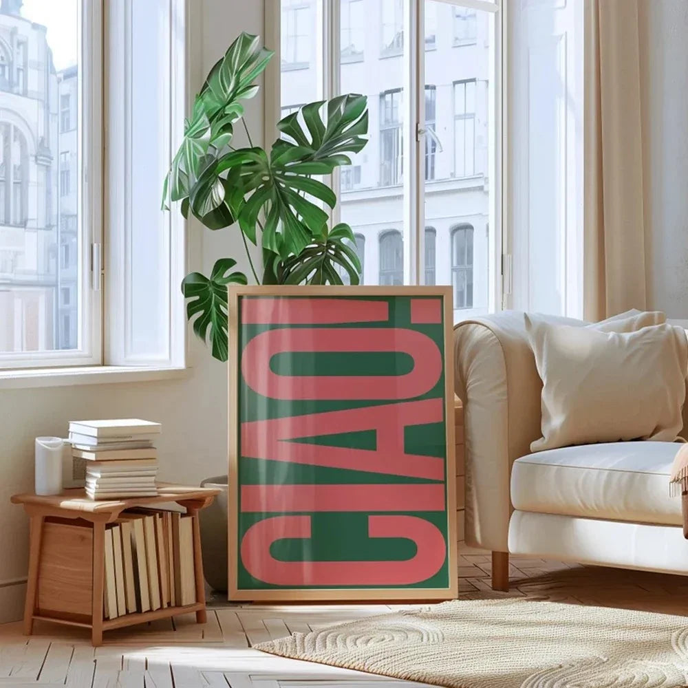 Elegant Ciao Wall Art Decoration
