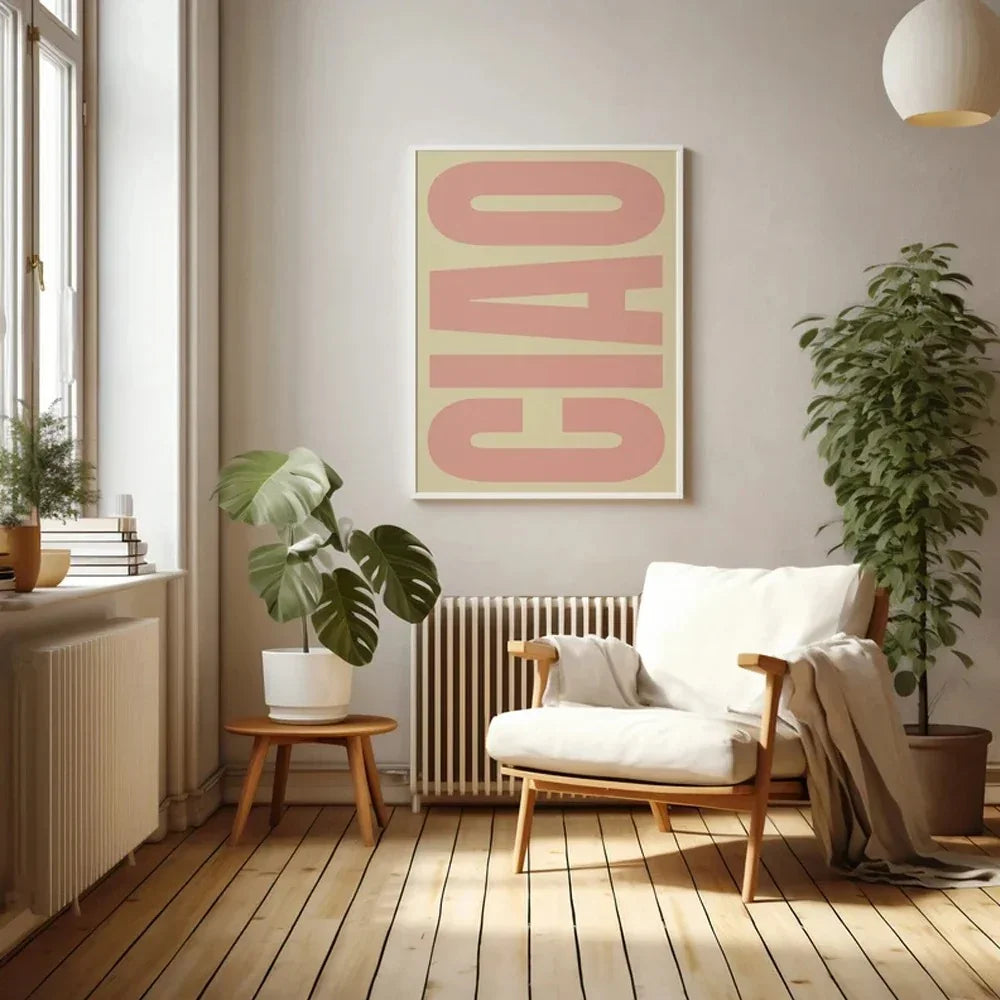 Elegant Ciao Wall Art Decoration
