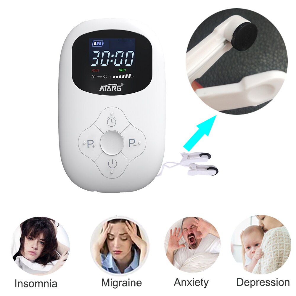 Rechargeable CES Therapy Device for Sleep & Anxiety