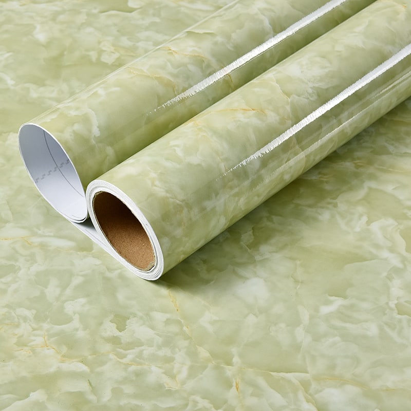 Marble Contact Paper for Countertop and Shelf Liner with Peel and Stick Waterproof Glossy Finish