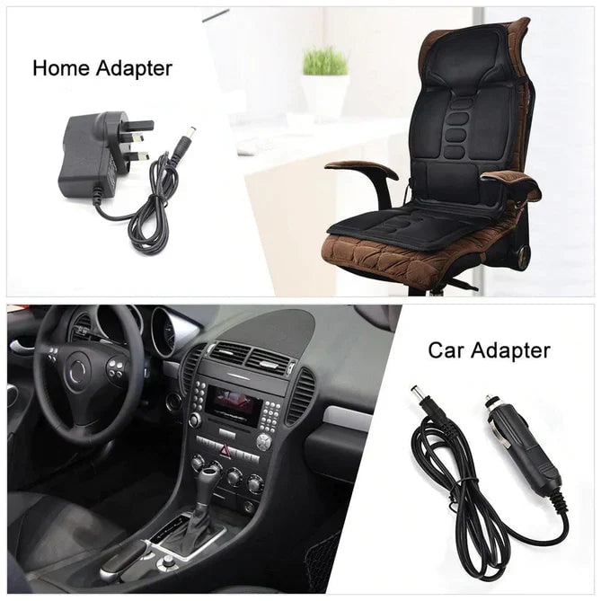 Massage Seat Cushion for Office Chair with Heated Vibration and Remote Control Gel