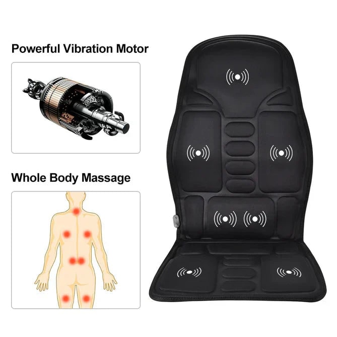 Massage Seat Cushion for Office Chair with Heated Vibration and Remote Control Gel