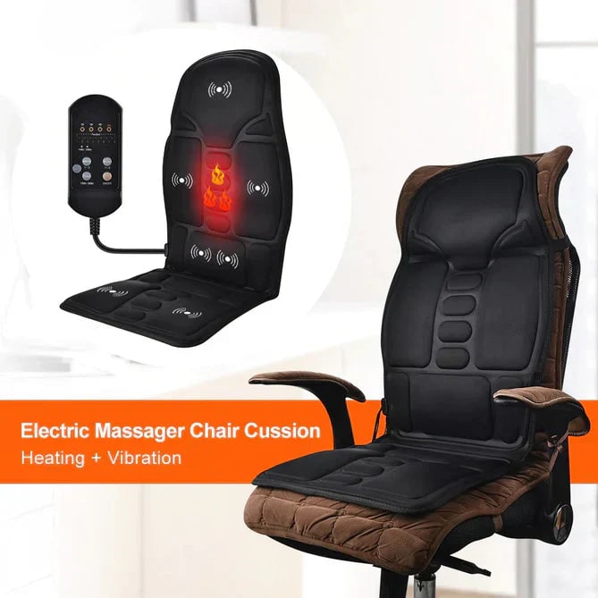 Massage Seat Cushion for Office Chair with Heated Vibration and Remote Control Gel