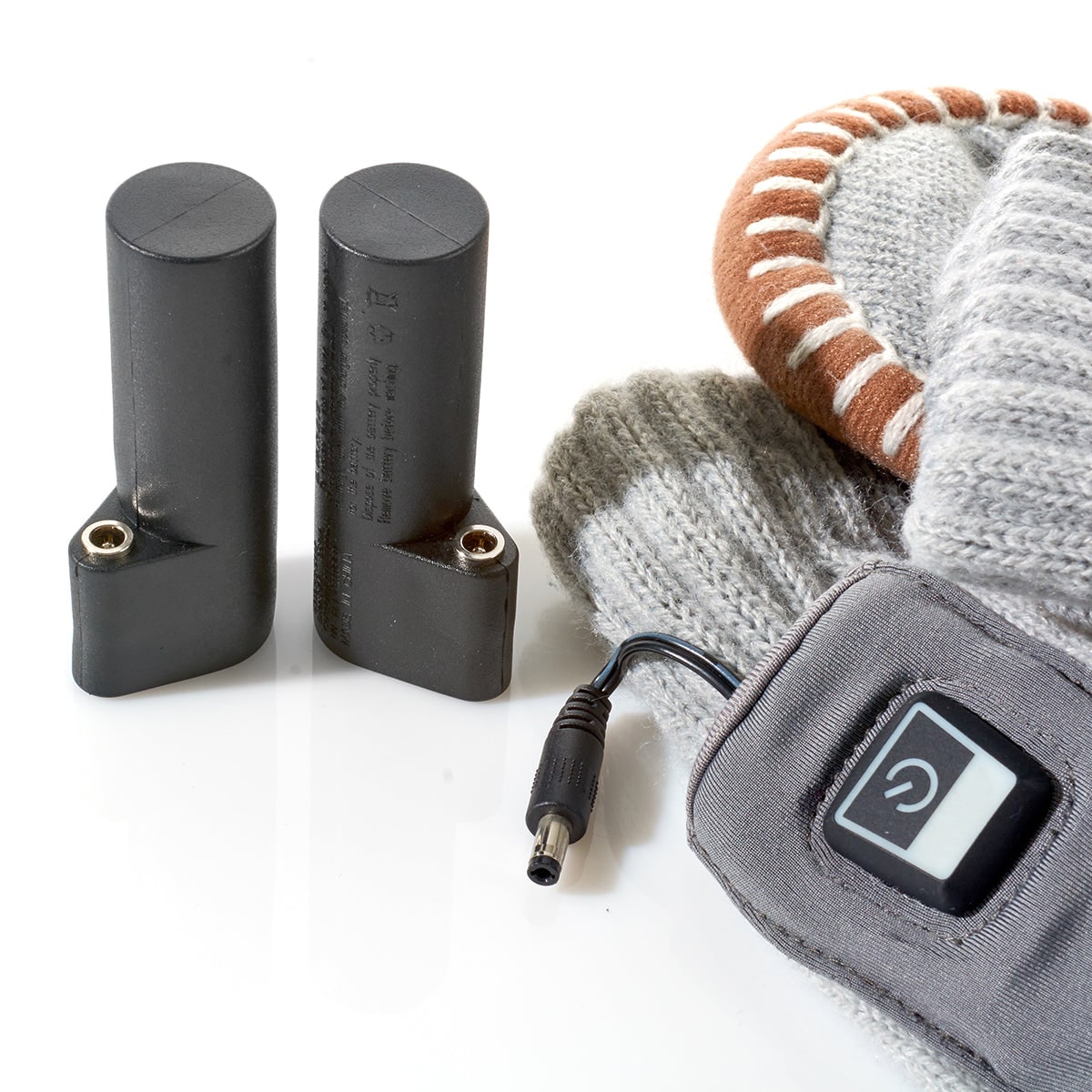 Men's Heated Socks Slipper with Rechargeable Battery and Non-Slip Grippers for Foot Warmer