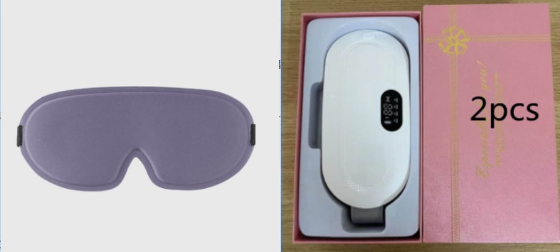 Menstrual Heating Pad for Cramps Vibrating Massage Electric Waist Belt and Digital Display