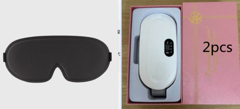 Menstrual Heating Pad for Cramps Vibrating Massage Electric Waist Belt and Digital Display