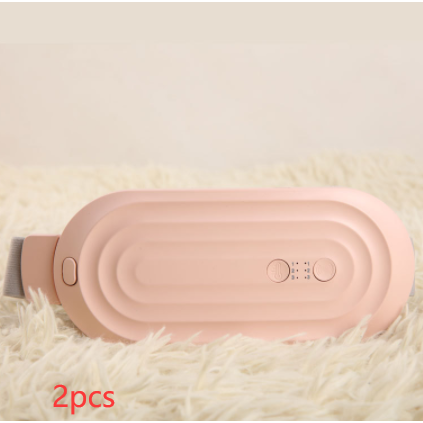 Menstrual Heating Pad for Cramps Vibrating Massage Electric Waist Belt and Digital Display